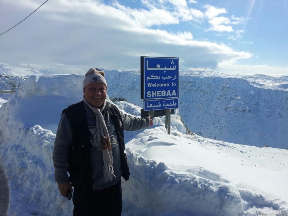 شبعا ترحب بزوارها وبالثلوج