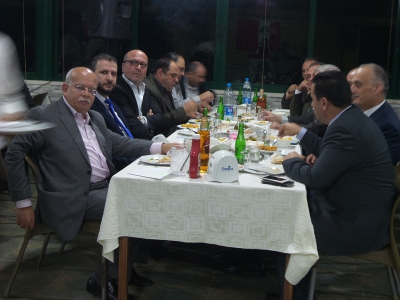 حدادة وممثلي الاحزاب السياسية والفاعليات في احتفال الحزب الشيوعي في حاصبيا