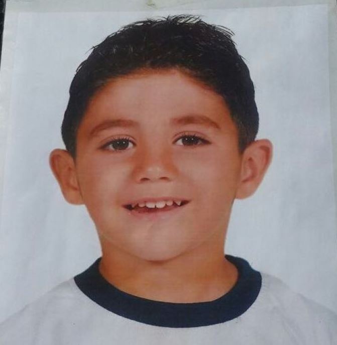 الطفل مايكل داني كاسوحة، ابن السبع سنوات، الذي هاجمه واحد من الكلاب التي يربيها والده