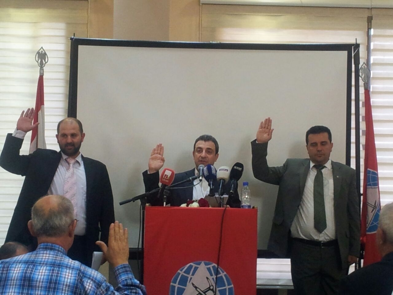 قسم الحزب لمنتسبين جدد الى الحزب التقدمي  الاشتراكي في حاصبيا