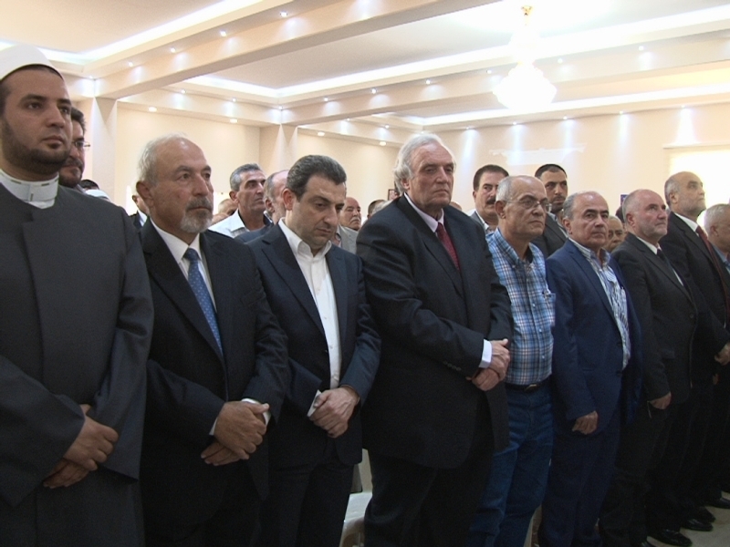 الوزير أبو فاعور في مقدمة الحضور في احتفال حاصبيا