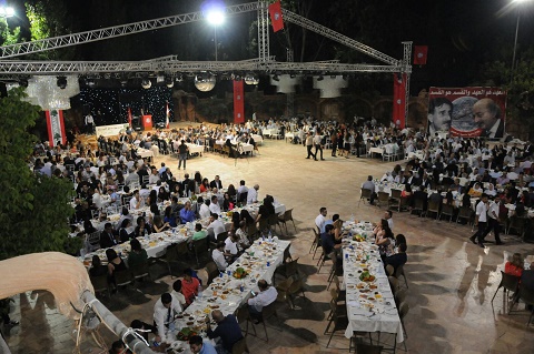 العشاء السنوي للحزب التقدمي الاشتاركي في حاصبيا