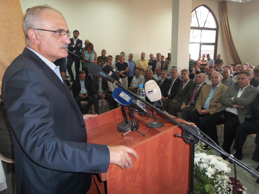 الوزير خليل متحدثا في مرجعيون