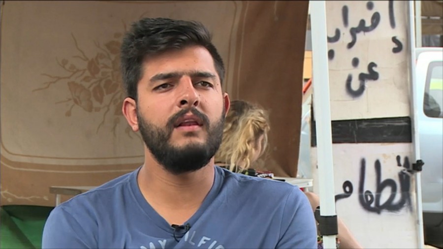 الشاب المناضل وارف نصر سليمان.. هل ينجح في تحركه بالإضراب عن الطعام لغاية تحقيق المطالب؟