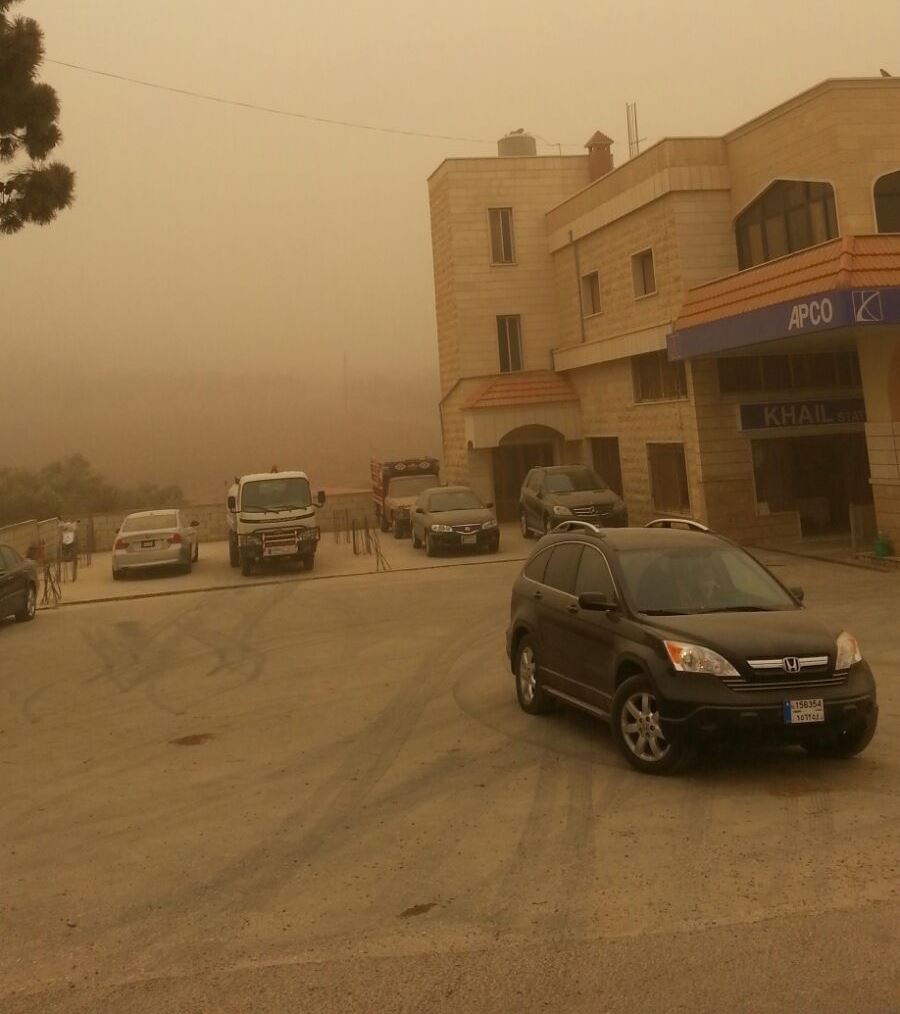 الغبار في كل مكان