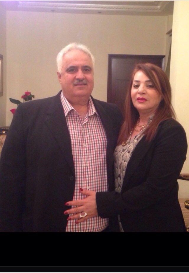 السيد أبو حسين محمد نصرالله والسيدة والدته