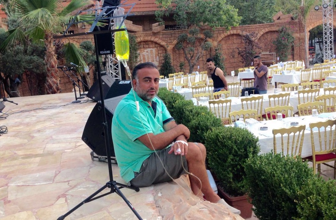 عماد قانصو، يتابع التحضيرات لحفلة البحصاصة الأخيرة - أرشيف