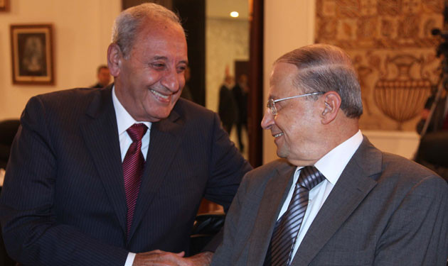 الرئيسان ميشال عون ونبيه بري. السجال بين المرجعيتين المارونية والشيعية، لا ينبغي المرور عليه مرور الكرام