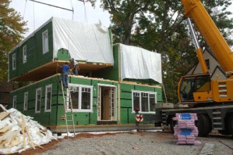 تتميز البيوت الجاهزة بسرعة التنفيذ