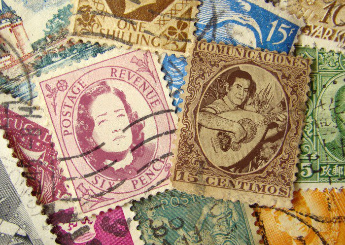 طوابع بريدية اسبانية لفريد واسمهان