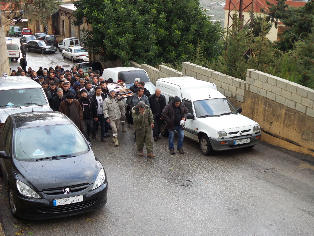 تشييع الطفل محمد علي سرحان في كفركلا