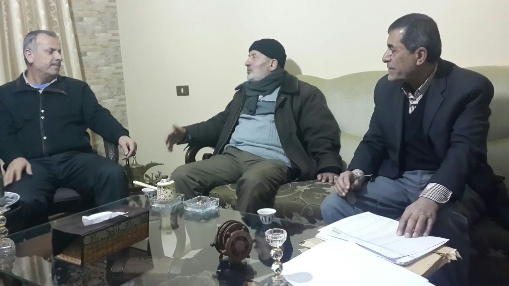 لقاء في دارة المختار أحمد حسّان في الخيام