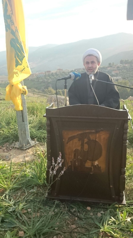 الشيخ قبيسي متحدثا