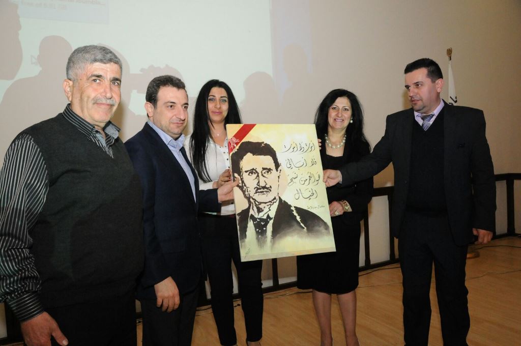 بمناسبة ذكرى إستشهاده وبحضور وزير الصحة احيا الاتحاد النسائي التقدمي في حاصبيا المناسبة بعرض فيلم وثائقي عن حياة المعلم كمال جنبلاط