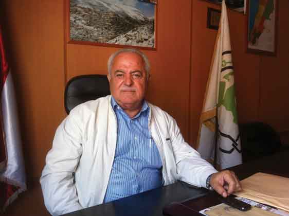 الحاج محمد صعب رئيس المجلس البلدي الحالي ورئيس «اتحاد بلديات العرقوب» يرأس للائحة الاولى 