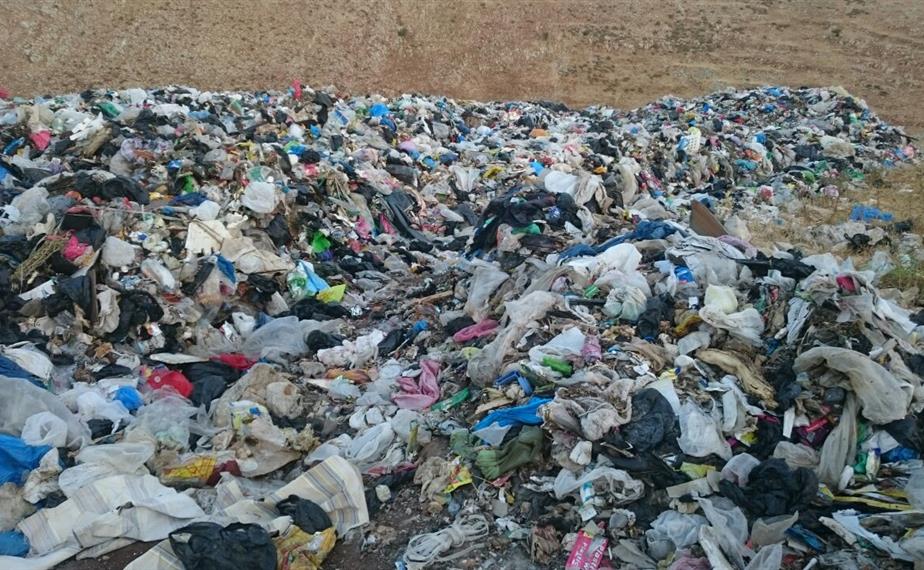 المكب الذي عثر عليه (طارق أبو حمدان)