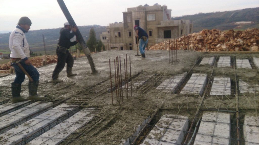 6- تنفيذ أعمال الأسقف