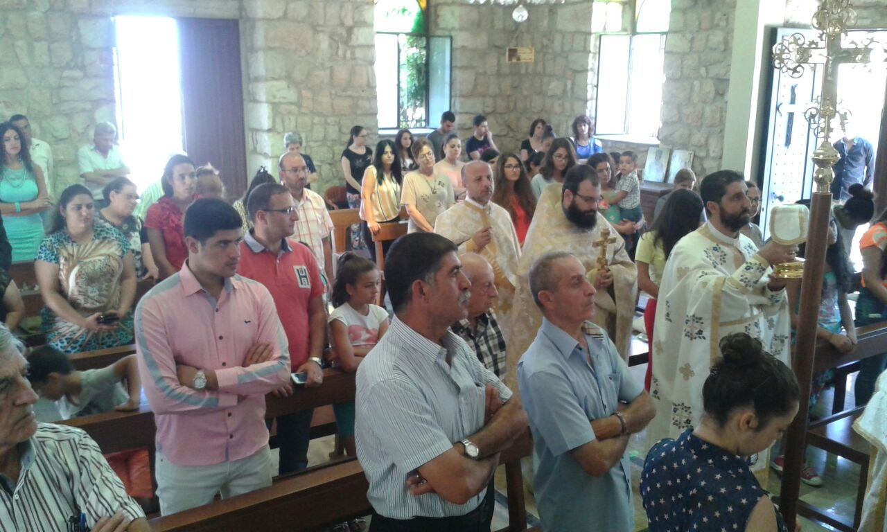 من الاحتفال بقداس عيد مار الياس في الخيام