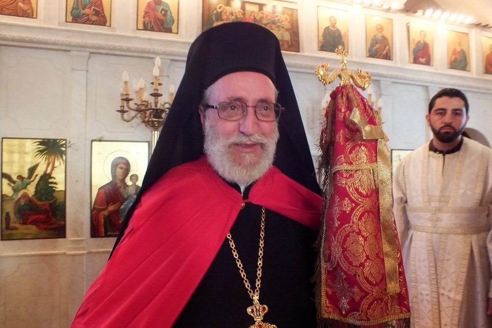 المطران كفوري مترأسا قداس عيد مار الياس في مرجعيو