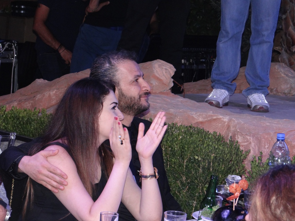 الصديق البروفسور وسام شروف والسيدة عقيلته كانا أيضا حاضران