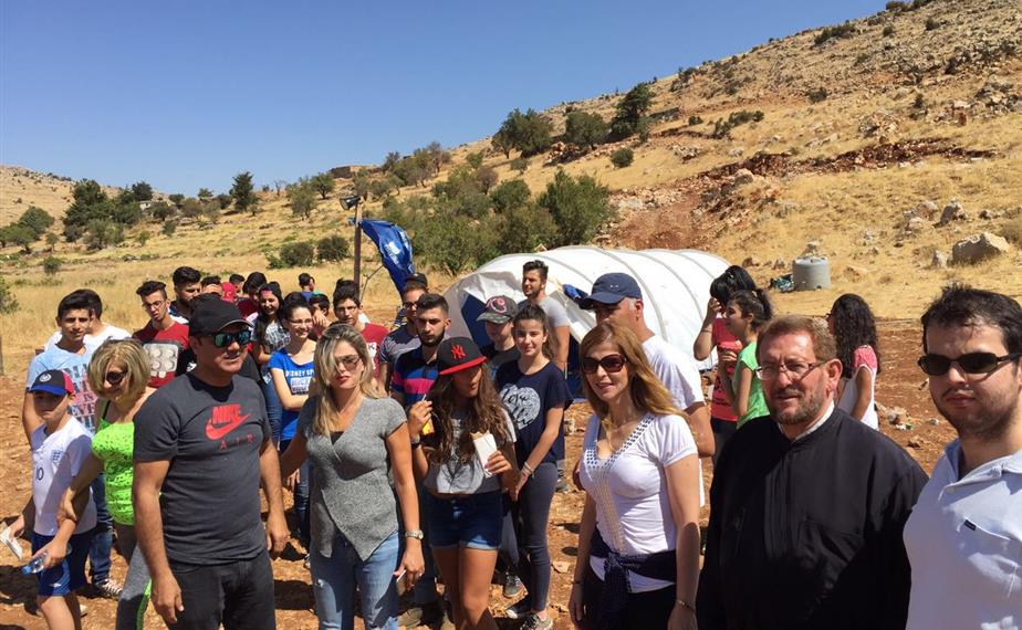 جانب من المشاركين في رحلة التجلي (طارق ابو حمدان)