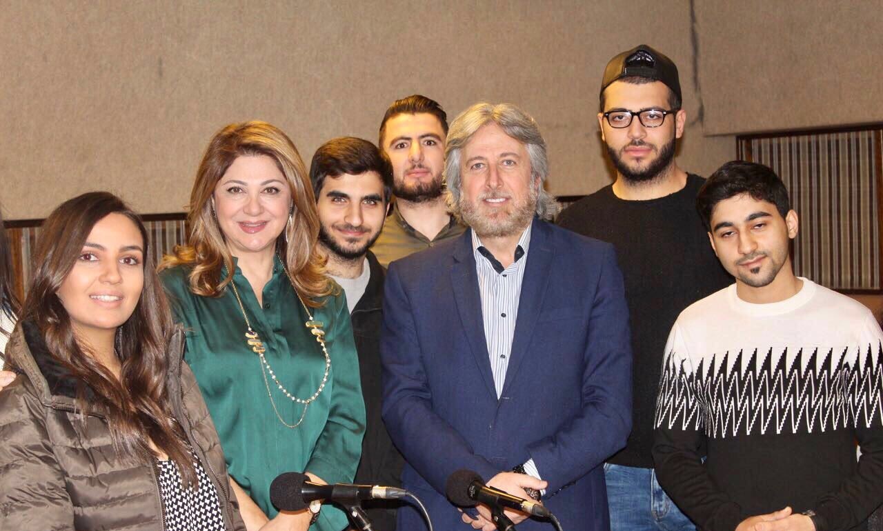 الإعلامي جمال فياض في كلية الإعلام في جامعة بيروت العربية