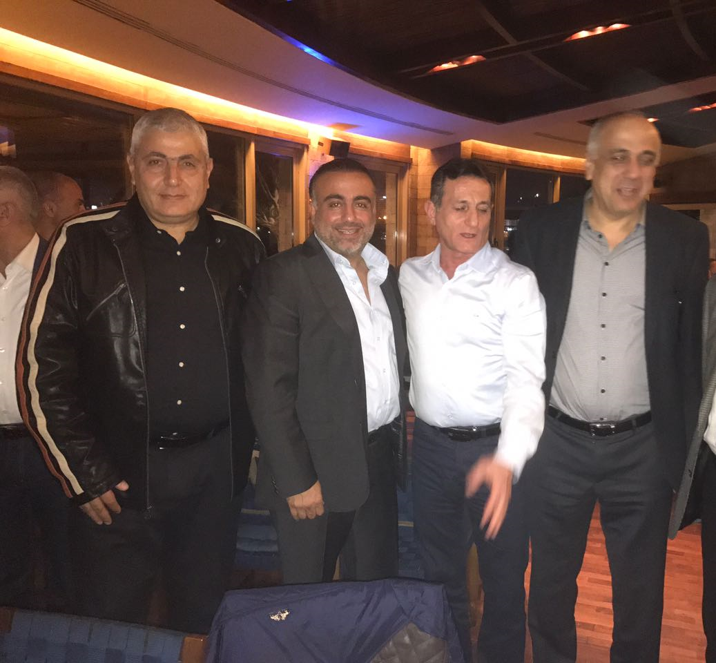 أبناء الخيام العميد شمّاس، العميد زهير عزيز، متعهد الحفلات عماد قانصو والعميد الركن حسين عبدالله