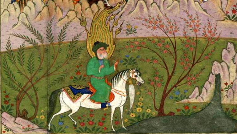 منمنمة فارسية من القرن السادس عشر، متحف والترز