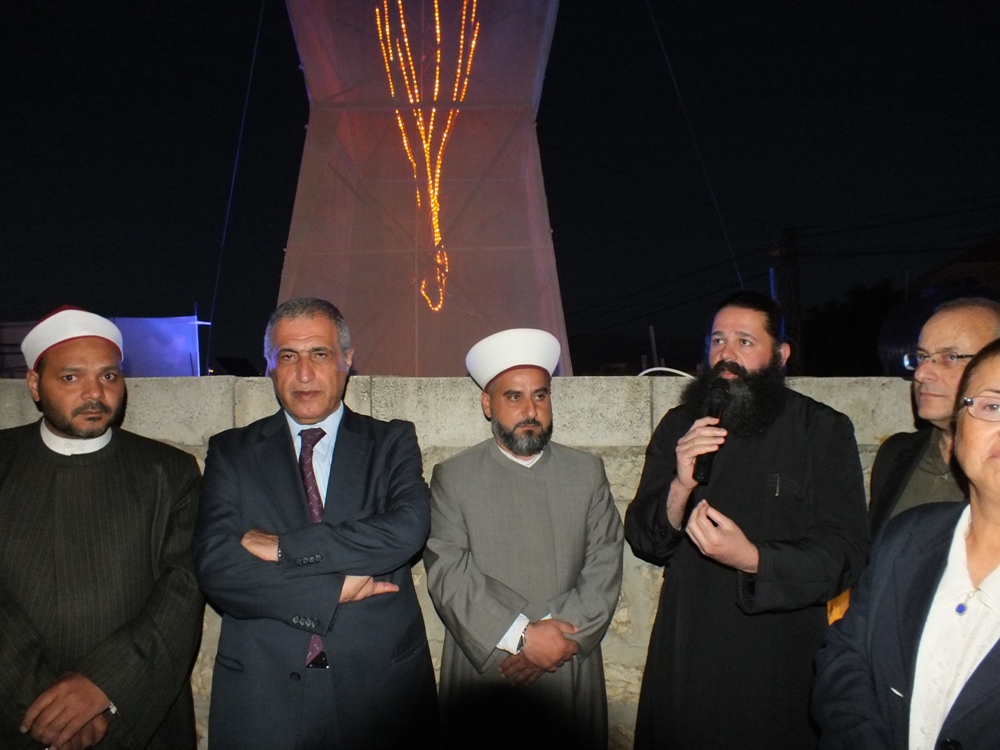 النائب هاشم وغلمية والاب عقلة والشيخ نادر وفاعليات