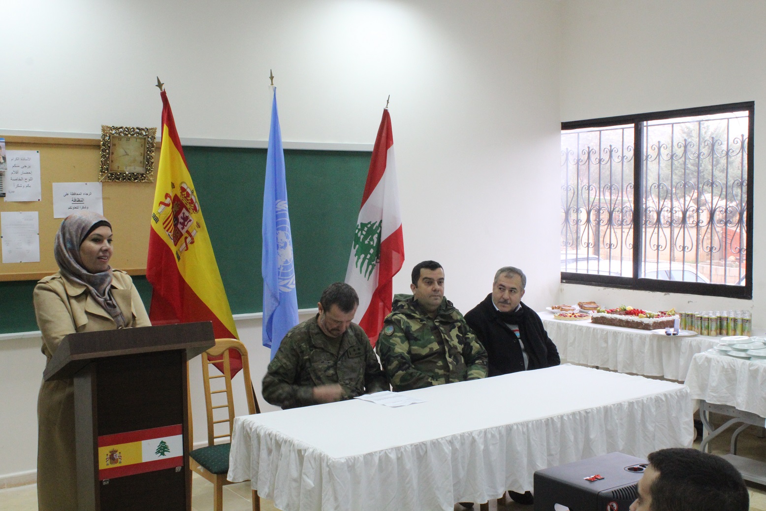 في المدرسة المهنية لشهداء الخيام