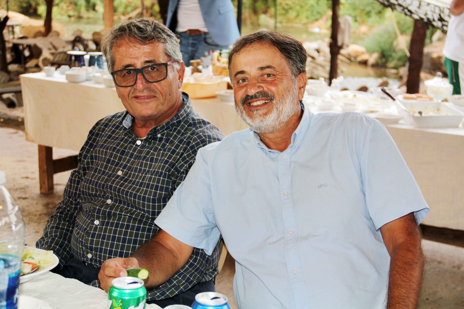 محمود عبدالله والمهندس أسعد رشيدي