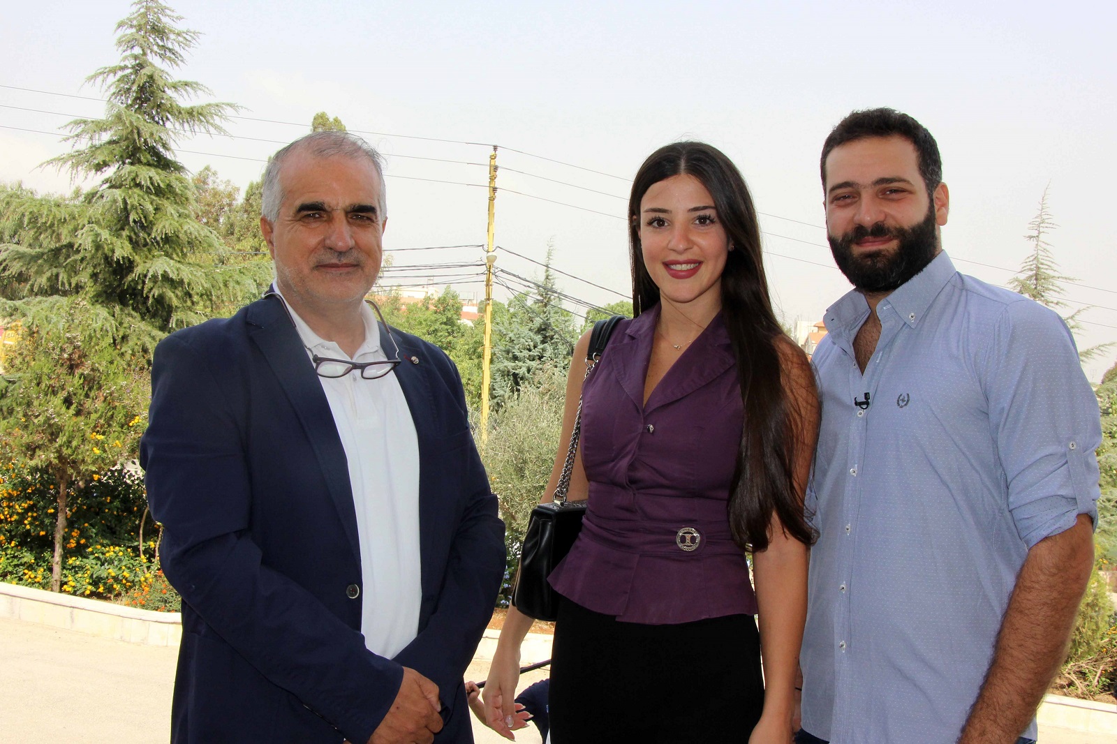 رئيسا الفريقين والأستاذ أحمد حسان