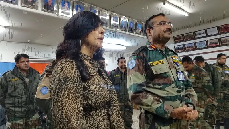 قائد الكتيبة الهندية في اليونيفيل العقيد جيفان لامان مرحباً بالإعلاميين