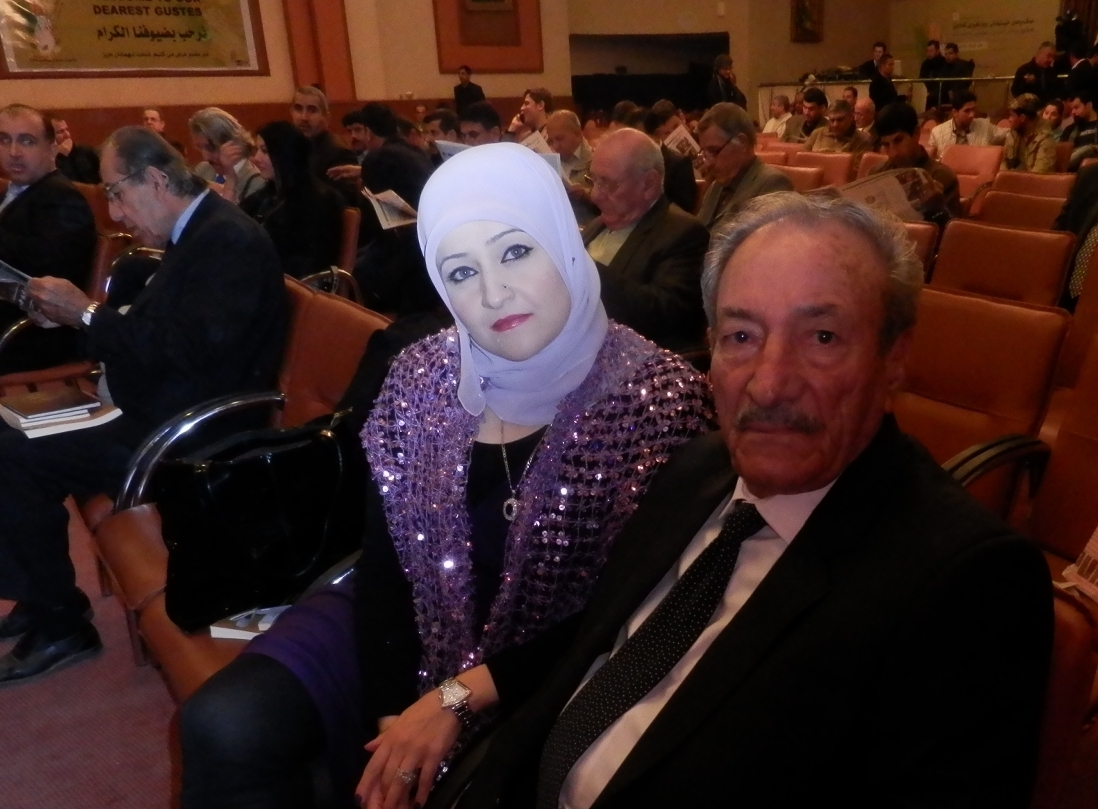 د.سناء الشعلان ومصطفى صالح كريم 