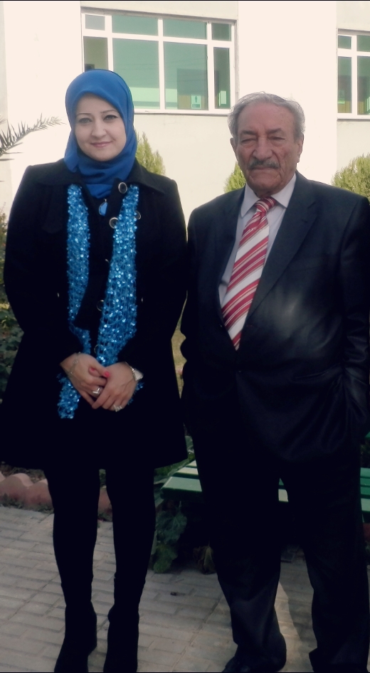 د.سناء الشعلان ومصطفى صالح كريم 