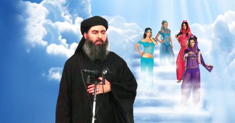 البغدادي عرض أربع حوريات إضافية في الجنّة لكل مقاتل يبقى في المعركة 