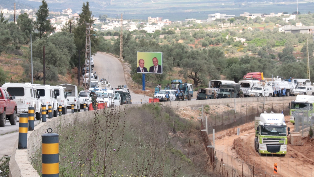 حركة كثيفة لليونيفل على الخط الازرق