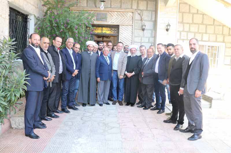 المرشح عماد الخطيب في دارة المفتي دلي