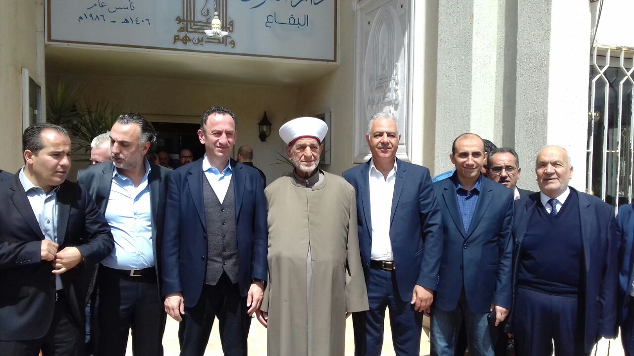 المفتي الميس والخطيب الوفد المرافق