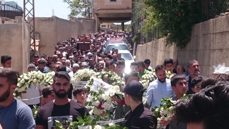 شبعا تشيّع الشابين محمد ماضي وأحمد نبعة بمأتم مهيب