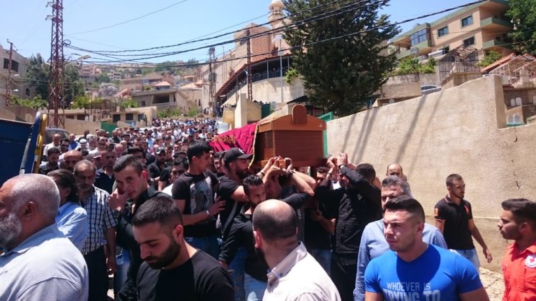 شبعا تشيّع الشابين محمد ماضي وأحمد نبعة بمأتم مهيب