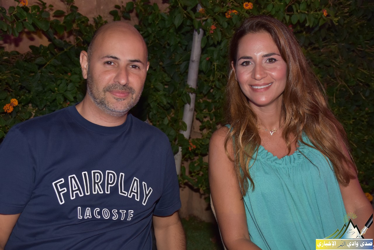 الأستاذ زياد طه وعقيلته الدكتورة سميرة رشيدي