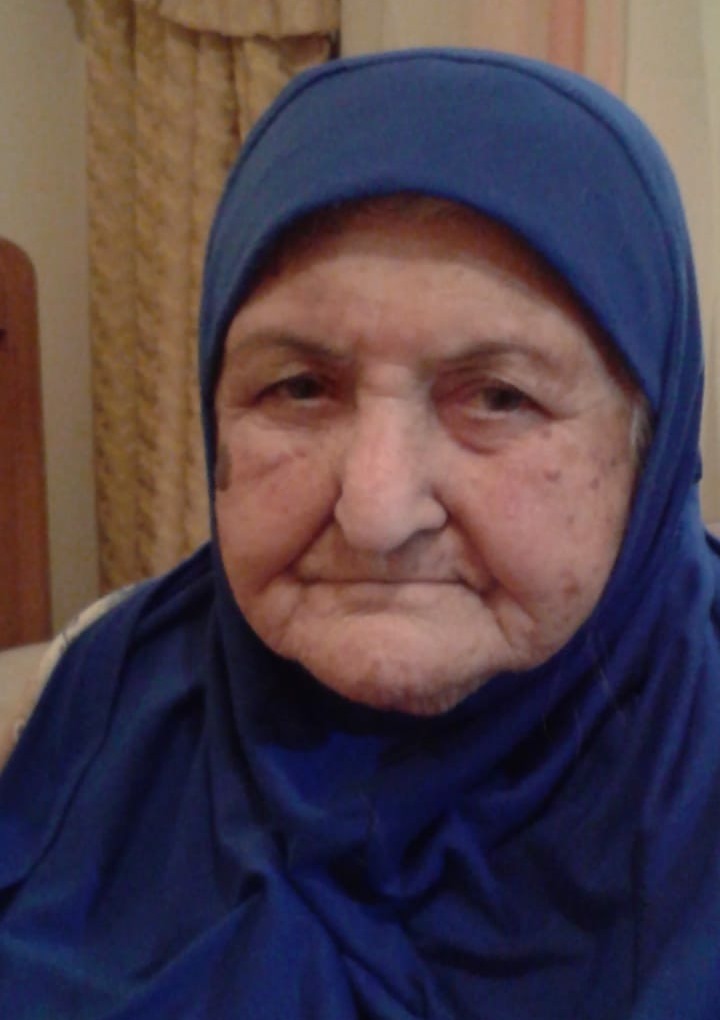 المرحومة الحاجة سكنة ابراهيم سليم محسن عبدالله (أم حسين)