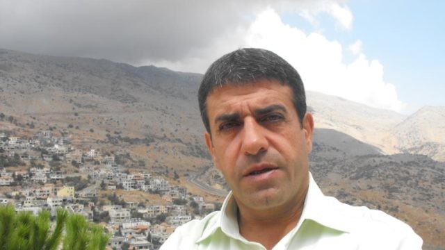 الاسير الجولاني العربي السوري المناضل صدقي سليمان المقت