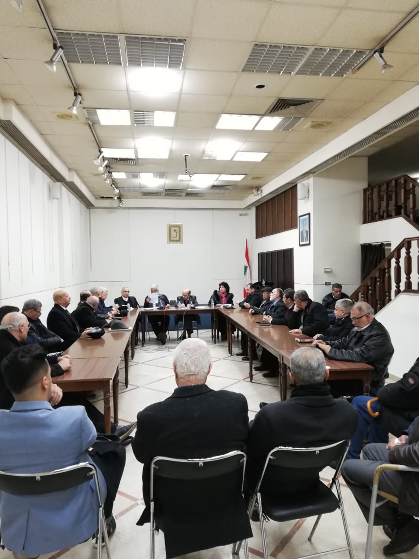 لقاء العروبيين الوحدويين في دار الندوة في حلقة نقاش كتاب الدكتور ساسين عساف وعنوانه مشروع النهوض العربي: رؤية وحدوية