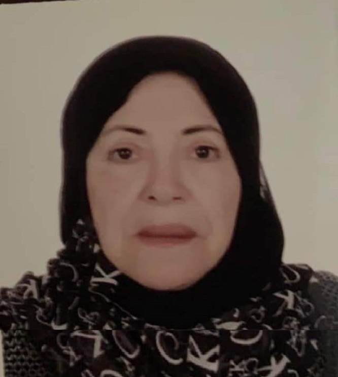 المرحومة الحاجة لطفيه محمد عطية (أم نبيل قنصور)، أرملة المرحوم حسين علي قنصور