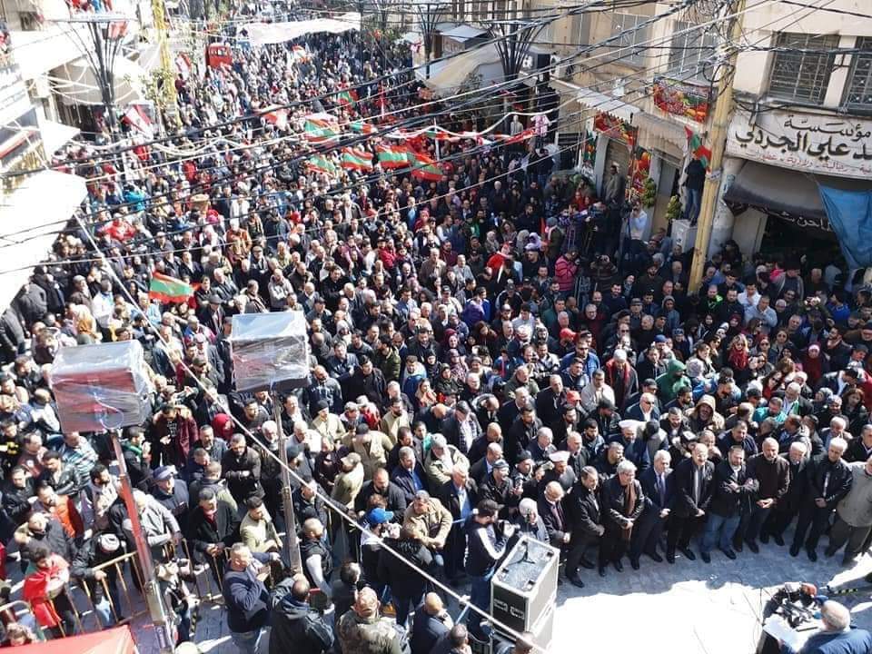 مسيرة الوفاء الكبرى في ذكرى استشهاد معروف سعد