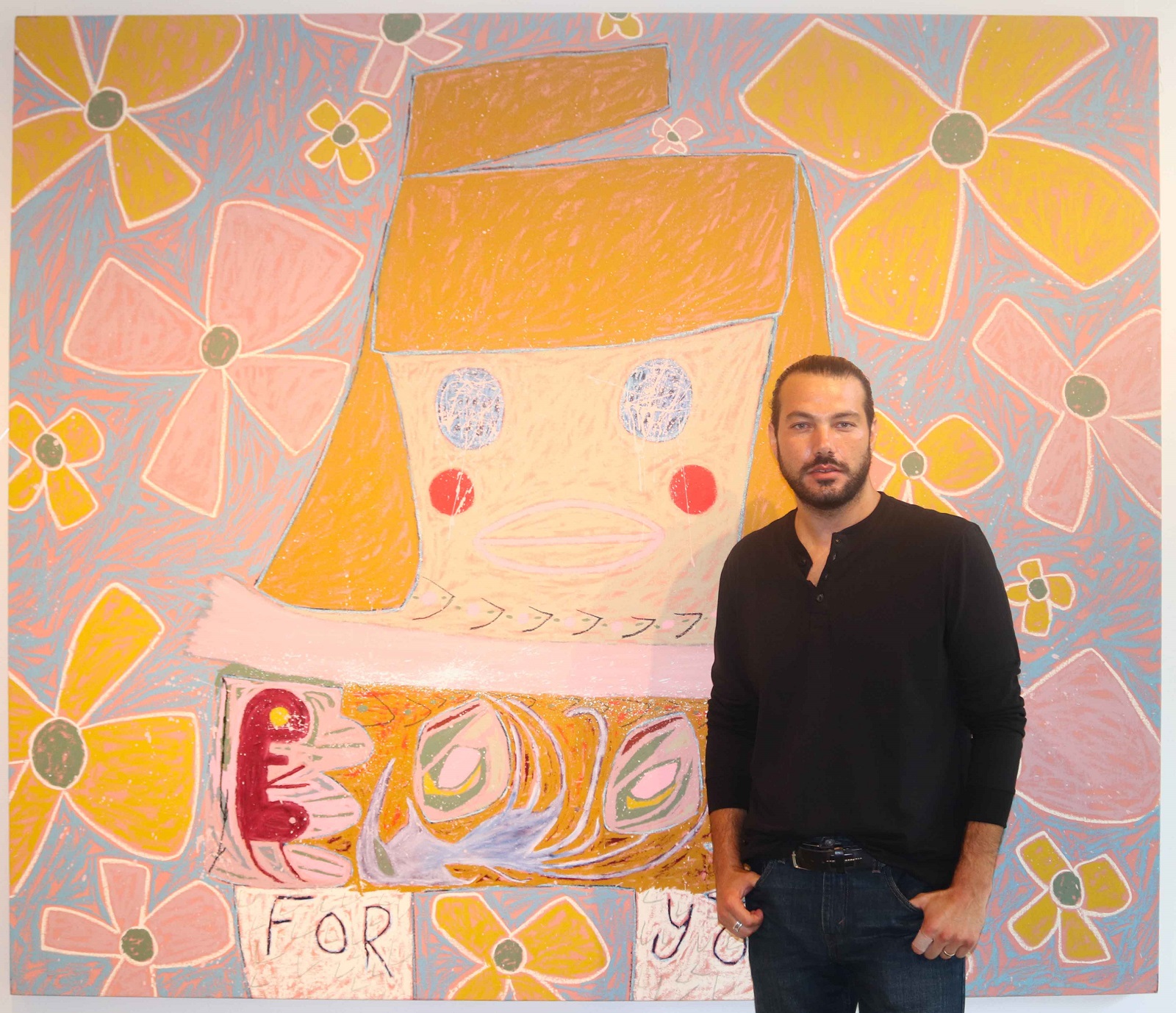 الفنان آدم هاندلر (تصوير: كرين جبجي)