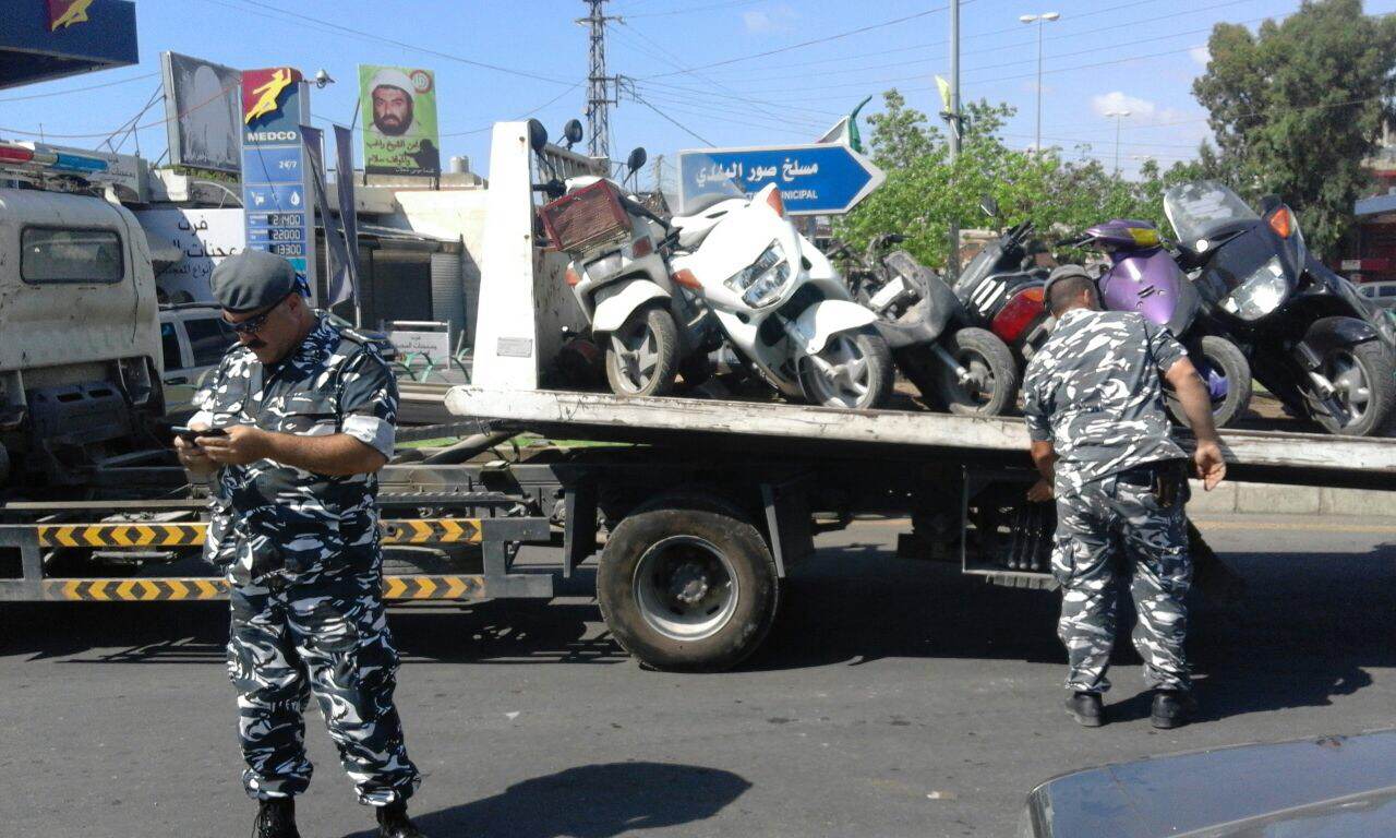 ضبط دراجات نارية