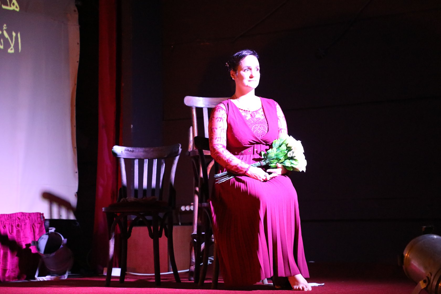 من العرض البرتغالي في المسرح الوطني اللبناني . الدورة الاولى 